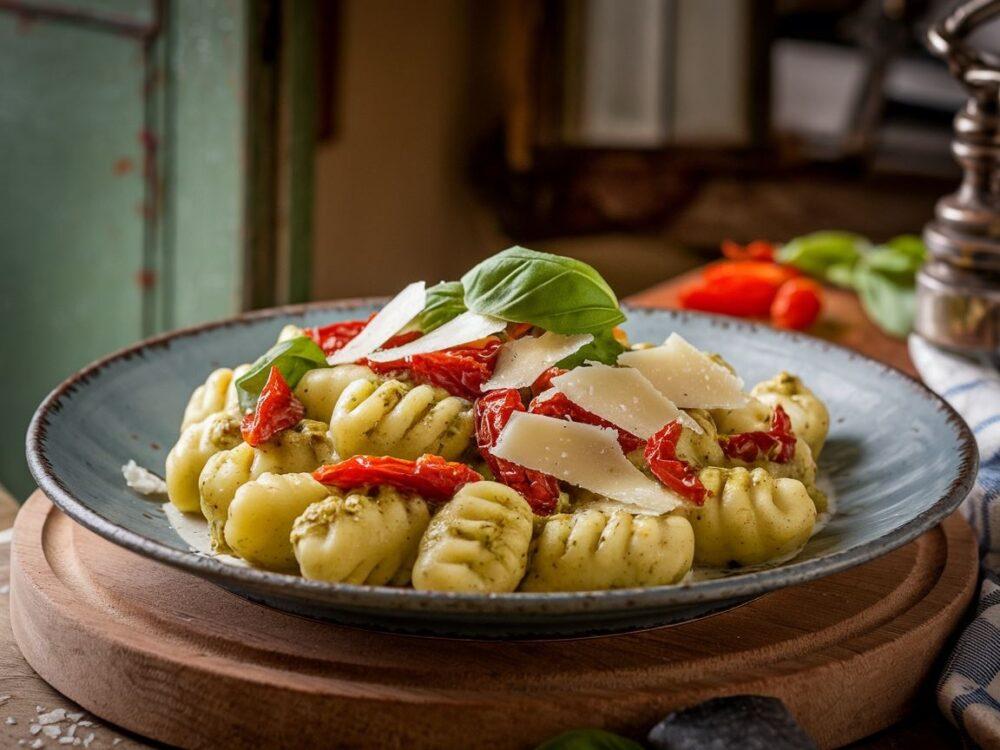 gnocchi z pesto