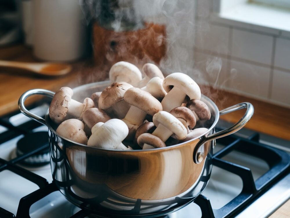 gotowanie grzybów