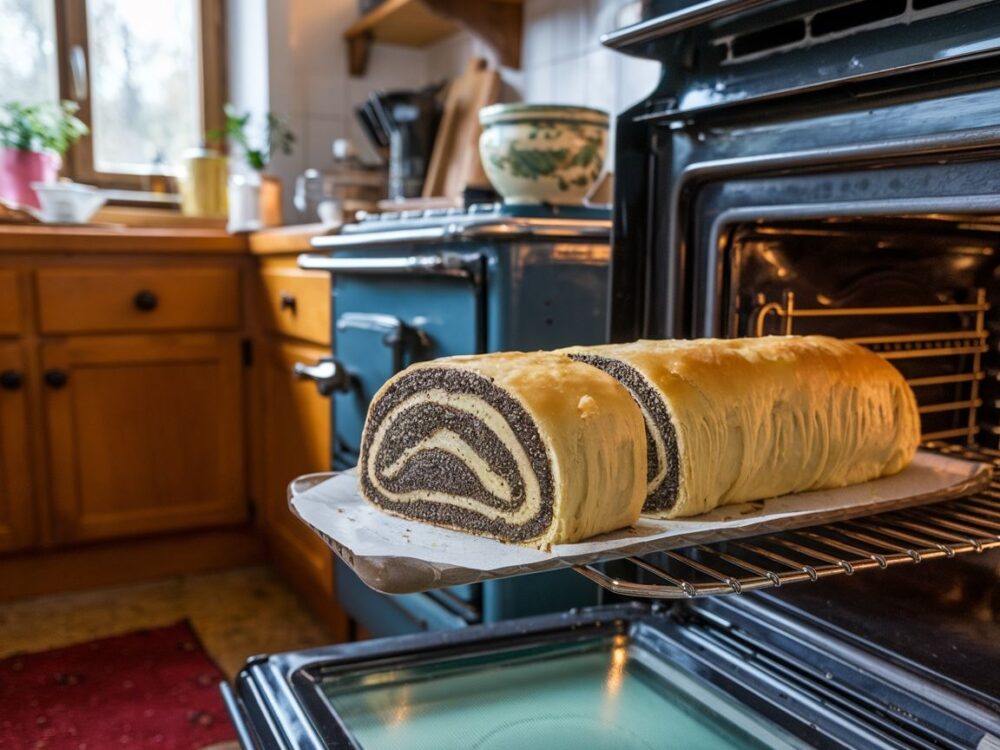 pokrojony makowiec z makiem