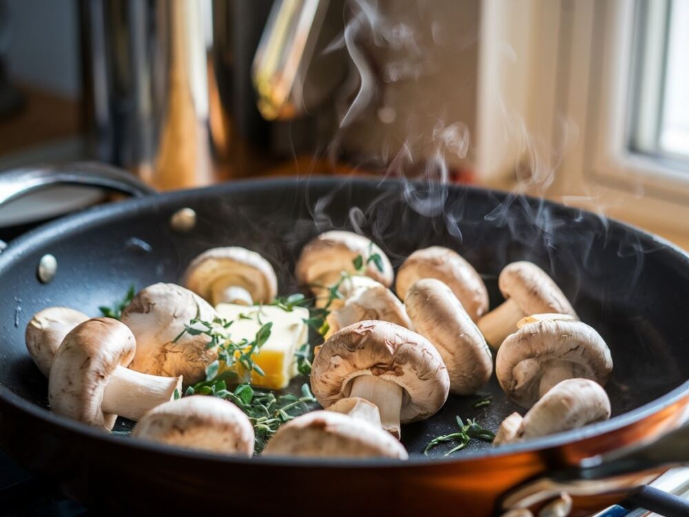 proces duszenia grzybów