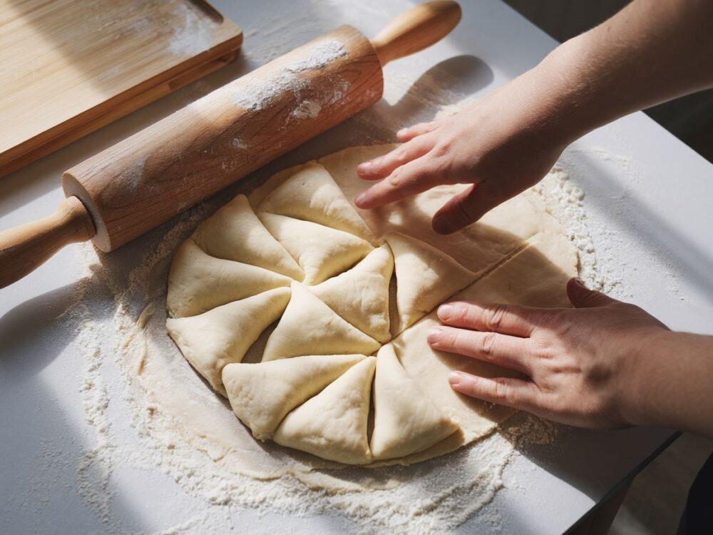 przygotowanie rogalików