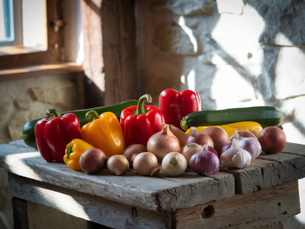 świeże składniki leczo