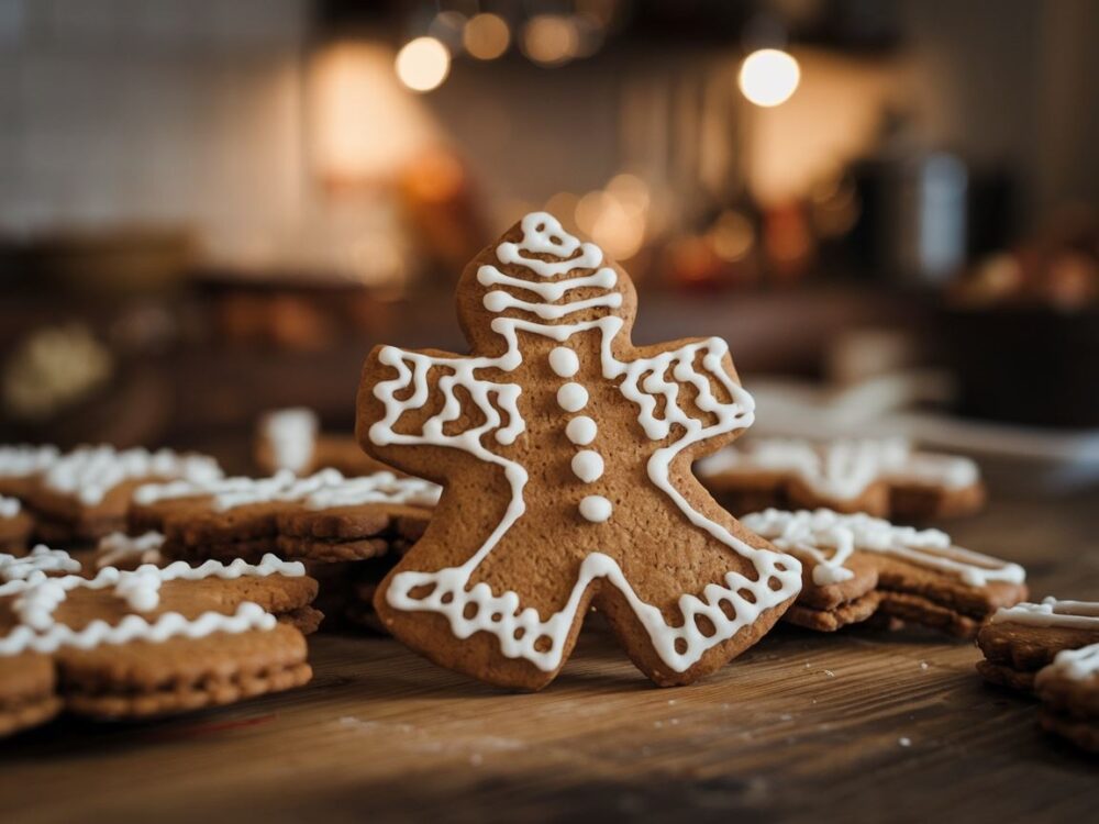 zbliżenie struktury piernika